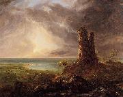 Romantic Landscape with Ruined Tower